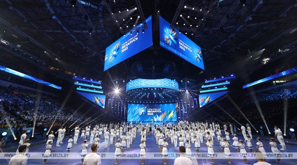 Выступление Лукашенко на торжественной церемонии открытия II Игр стран СНГ