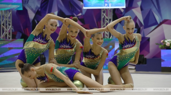 Белорусские грации выиграли групповые упражнения II Игр стран СНГ Белорусские грации выиграли групповые упражнения II Игр стран СНГ
