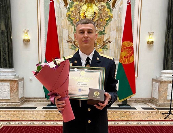 Стародорожанин Павел Протащик был удостоен Благодарности Президента Стародорожанин Павел Протащик был удостоен Благодарности Президента