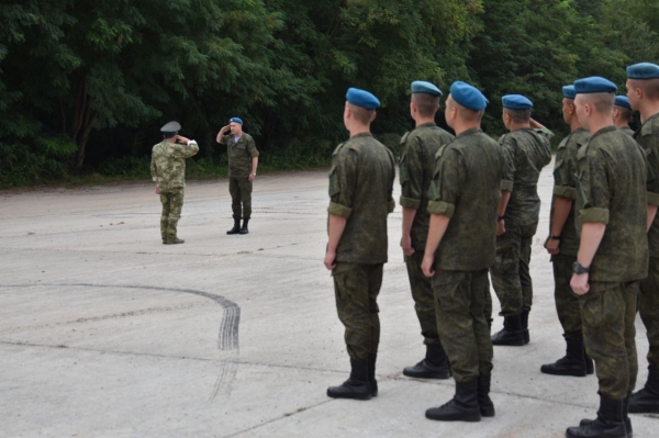 В Брест прибыл эшелон с воинским контингентом Российской Федерации