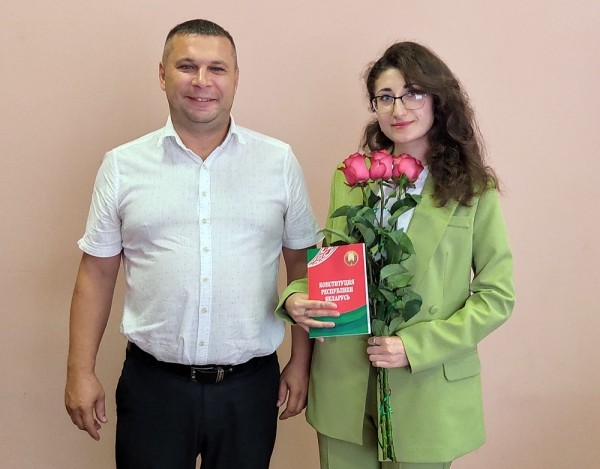 Торжественная церемония принесения присяги гражданина Республики Беларусь прошла в Старых Дорогах Торжественная церемония принесения присяги гражданина Республики Беларусь прошла в Старых Дорогах