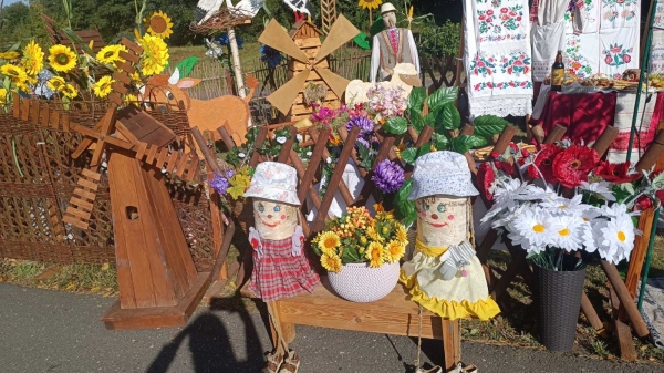 Посмотрите, какие колоритные &laquo;сельские подворья&raquo; приглашают гостей районных &laquo;Дожинок&raquo;!