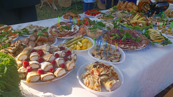 Посмотрите, какие колоритные &laquo;сельские подворья&raquo; приглашают гостей районных &laquo;Дожинок&raquo;!