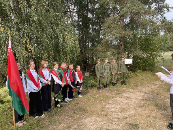 Чтобы помнили. На месте сожженной в годы войны деревни Добрица установлен памятный цифровой знак с QR-кодом