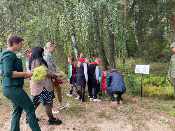 Чтобы помнили. На месте сожженной в годы войны деревни Добрица установлен памятный цифровой знак с QR-кодом