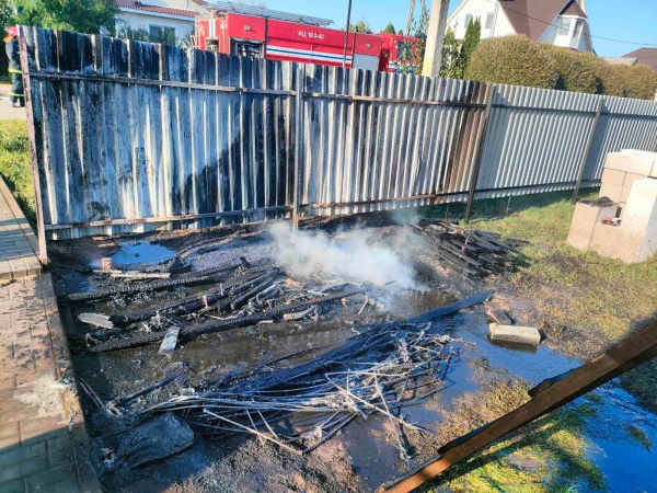 В понедельник в Старых Дорогах случился пожар
