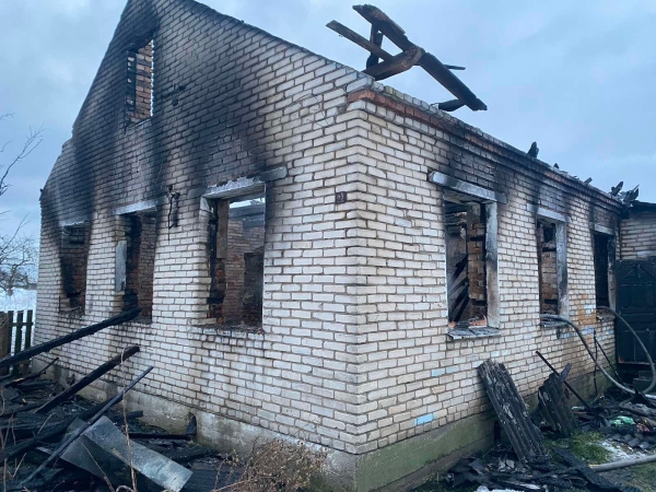 В Теребутах на пожаре погиб человек