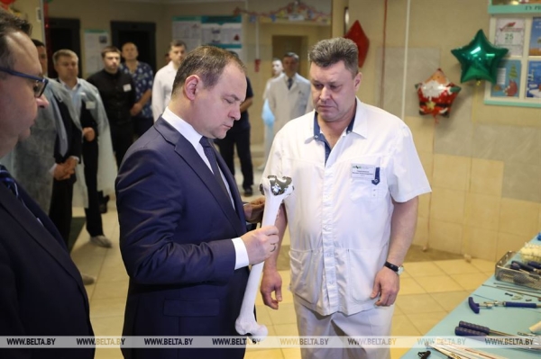 Головченко о РНПЦ травматологии: мы видим здесь чудеса, которые сотворили руки белорусских врачей