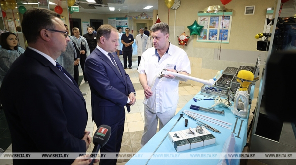 Головченко о РНПЦ травматологии: мы видим здесь чудеса, которые сотворили руки белорусских врачей