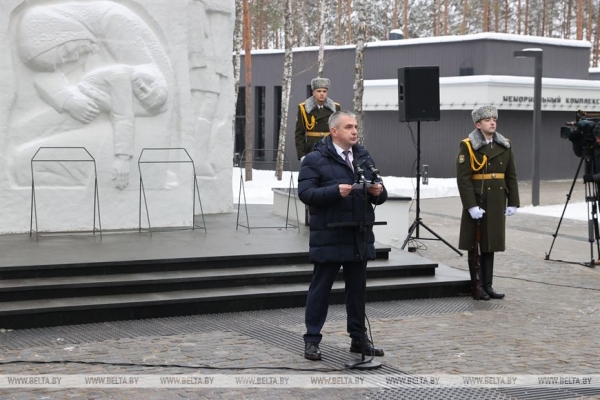 Место памяти и скорби. Обновленный мемориальный комплекс открыли после реконструкции в Озаричах Место памяти и скорби. Обновленный мемориальный комплекс открыли после реконструкции в Озаричах