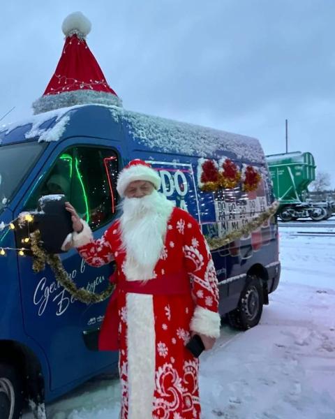 Новогодний автопробег прошел в Старых Дорогах Новогодний автопробег прошел в Старых Дорогах
