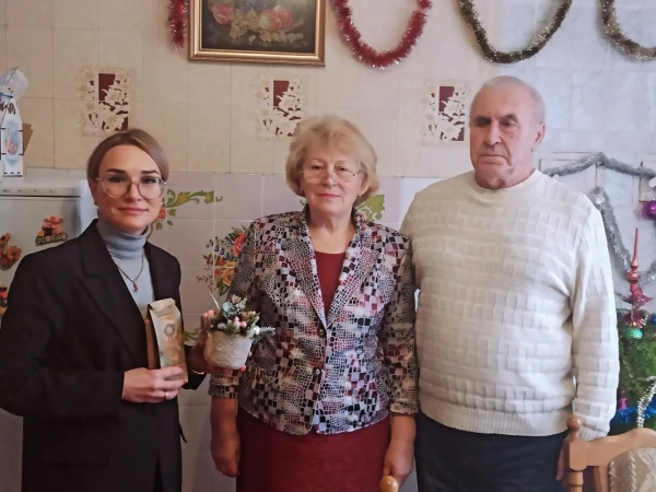 В Старых Дорогах поздравляли пары, которые вместе 50 лет