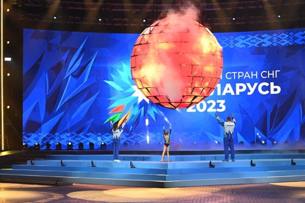 Выступление Лукашенко на торжественной церемонии открытия II Игр стран СНГ