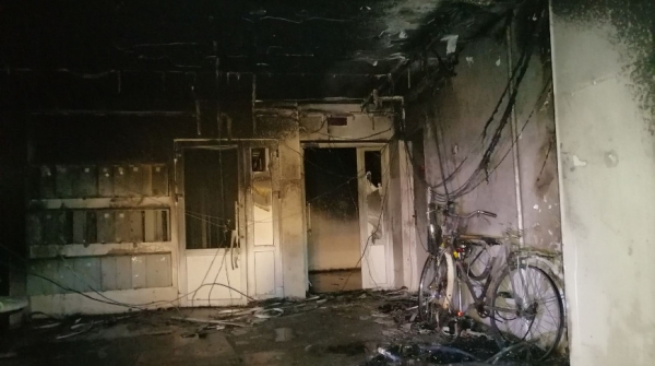 В Старых Дорогах при пожаре в общежитии эвакуирован 21 человек