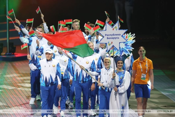 Выступление Лукашенко на торжественной церемонии открытия II Игр стран СНГ