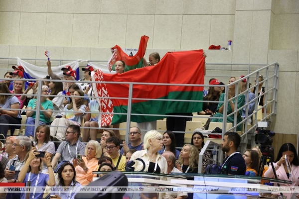 Белорусские грации выиграли групповые упражнения II Игр стран СНГ Белорусские грации выиграли групповые упражнения II Игр стран СНГ