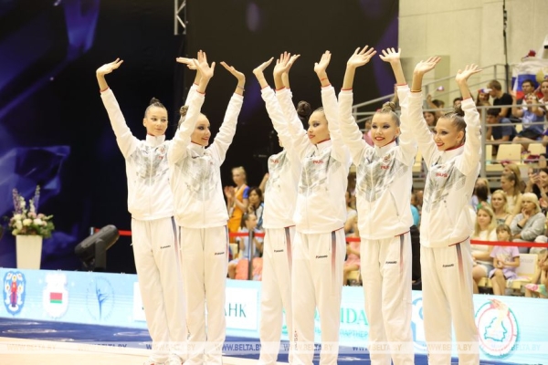Белорусские грации выиграли групповые упражнения II Игр стран СНГ Белорусские грации выиграли групповые упражнения II Игр стран СНГ