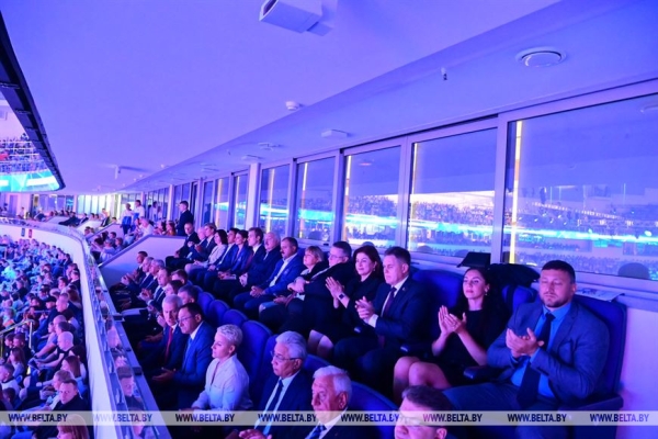 Выступление Лукашенко на торжественной церемонии открытия II Игр стран СНГ