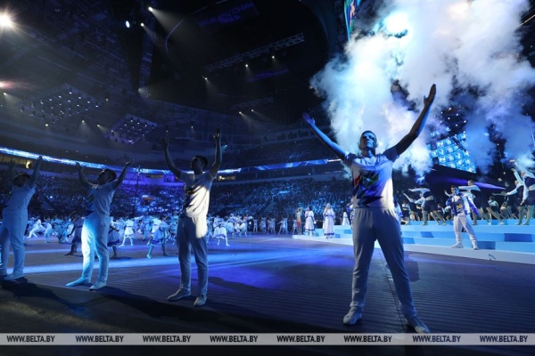 Выступление Лукашенко на торжественной церемонии открытия II Игр стран СНГ