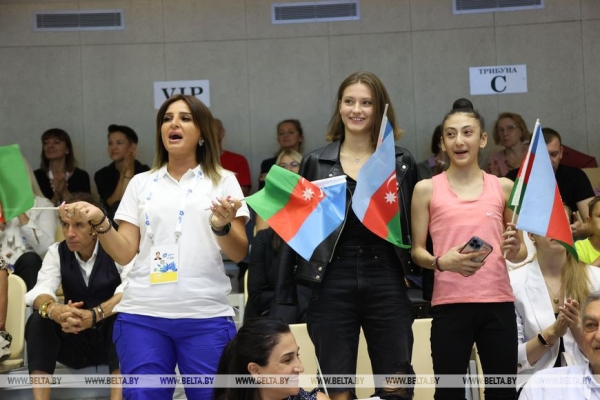 Белорусские грации выиграли групповые упражнения II Игр стран СНГ Белорусские грации выиграли групповые упражнения II Игр стран СНГ