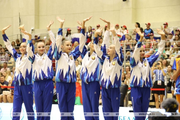 Белорусские грации выиграли групповые упражнения II Игр стран СНГ Белорусские грации выиграли групповые упражнения II Игр стран СНГ